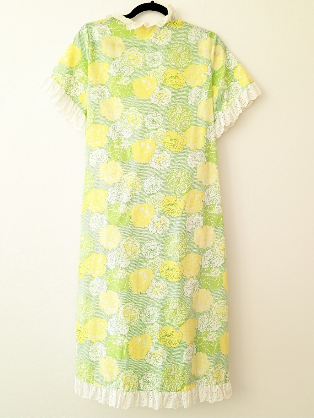 Lilly Pulitzer Vintage 1960/70's White Label Robe with Eyelet lace detail - Picture 5 of 6